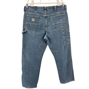 Lee Carpenter Jeans Mens 38x32 Blue Denim Relaxed Fit Workwear Skater Street